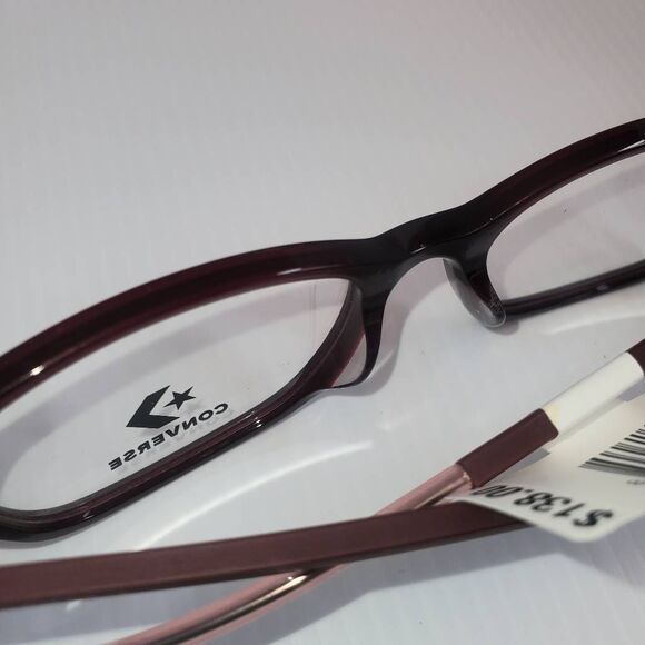 New Converse Women’s Eyeglasses CV5005 610 Burgundy/Pink 51-17-140 - Picture 5 of 6